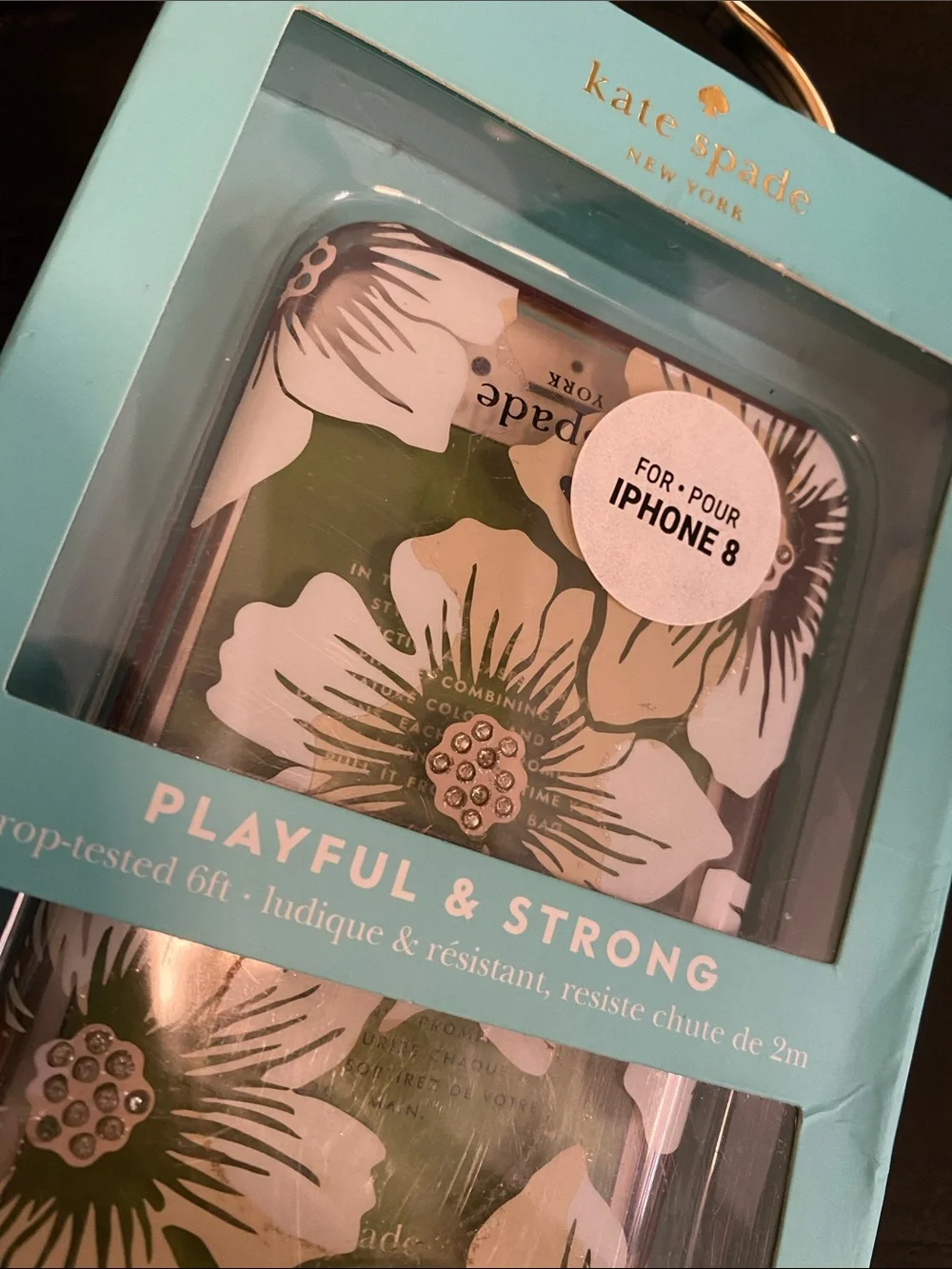 Kate Spade iPhone 7, 8 cover